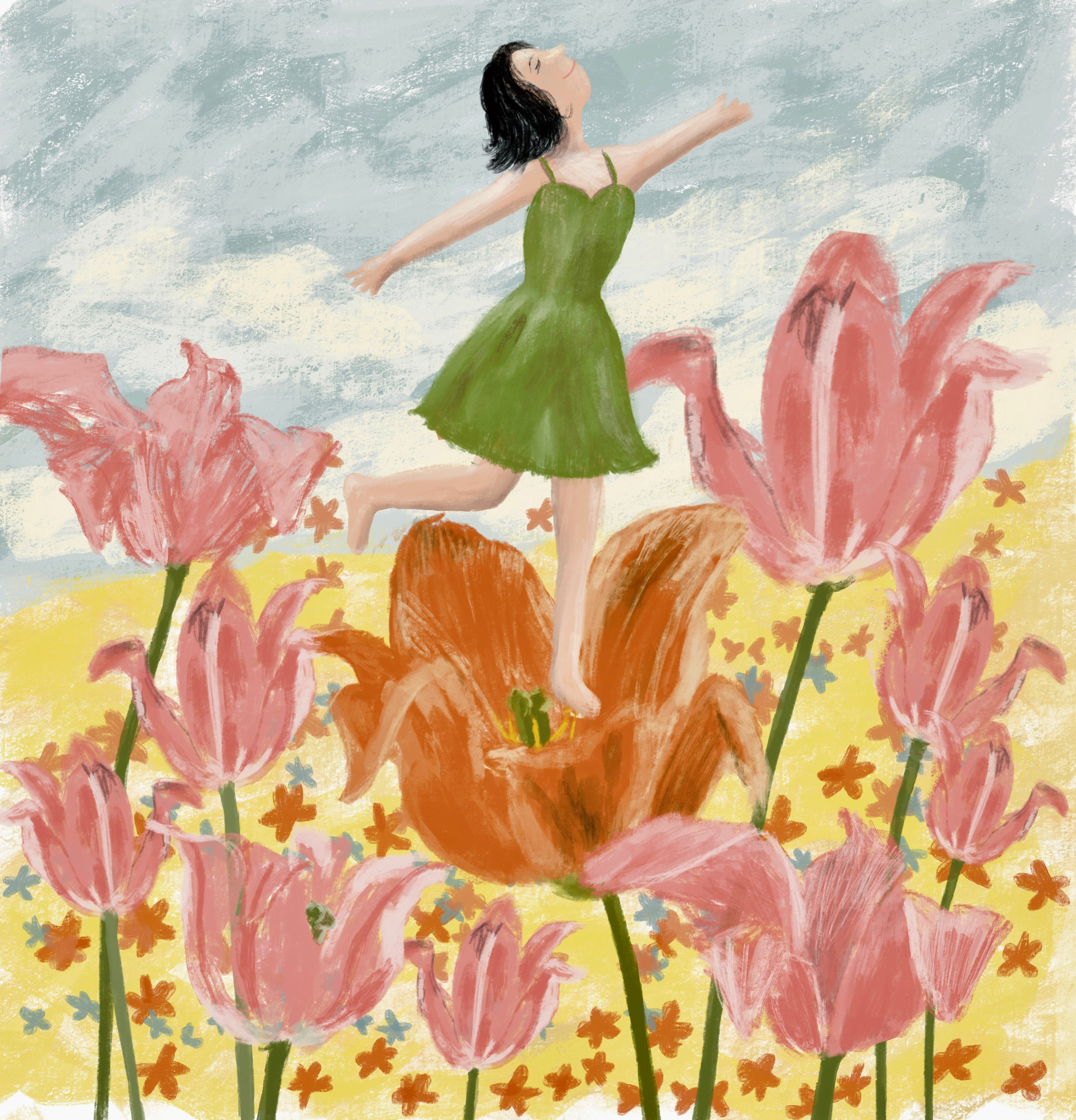 Dance! Girl! illustration