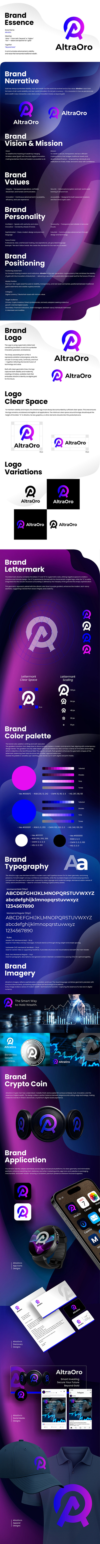 AltraOro Brand Design branding graphic design logo design