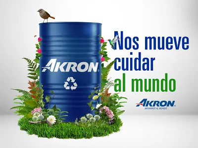 Campaña reciclaje AKRON campañas graphic design marca
