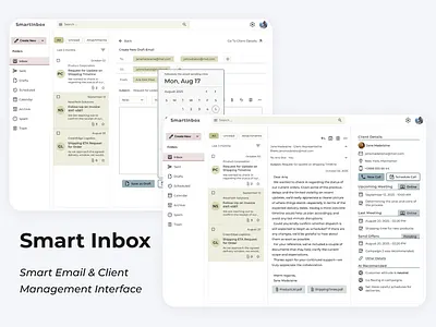 Smart Inbox design figma illustration product designer ui ui designer uidesign user interface design user interface designer visual design visual designer