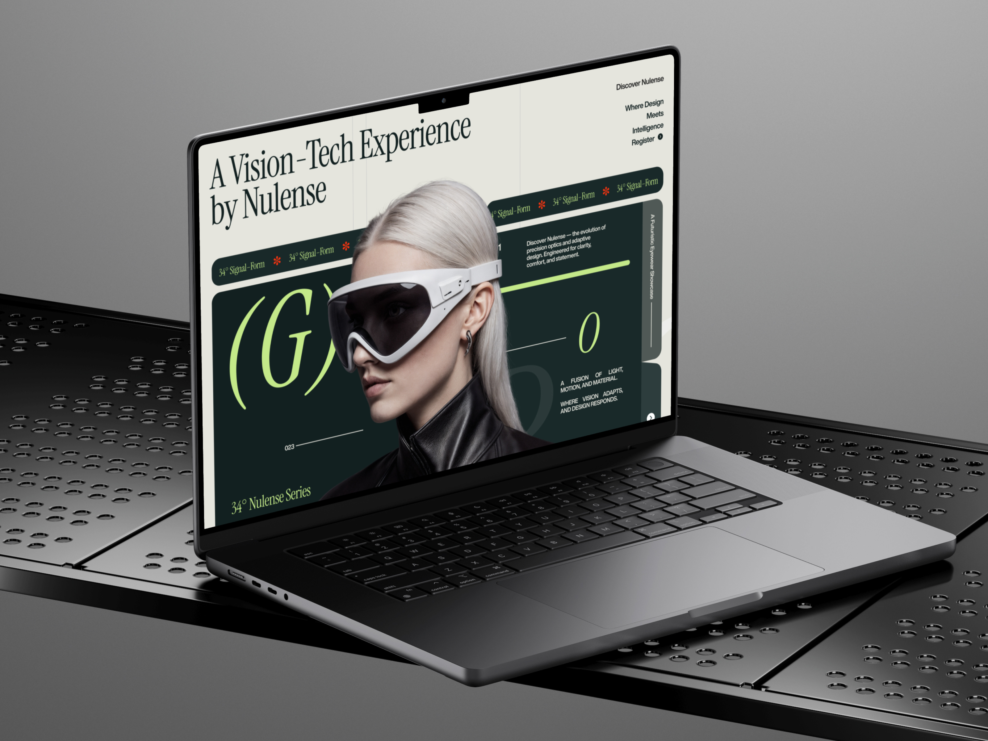 Example of Landing Page & Front End Development