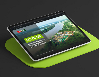 Lote 95 Landing Page amunozasto design figma landing page peru responsive ui ui design uiux visual design web design