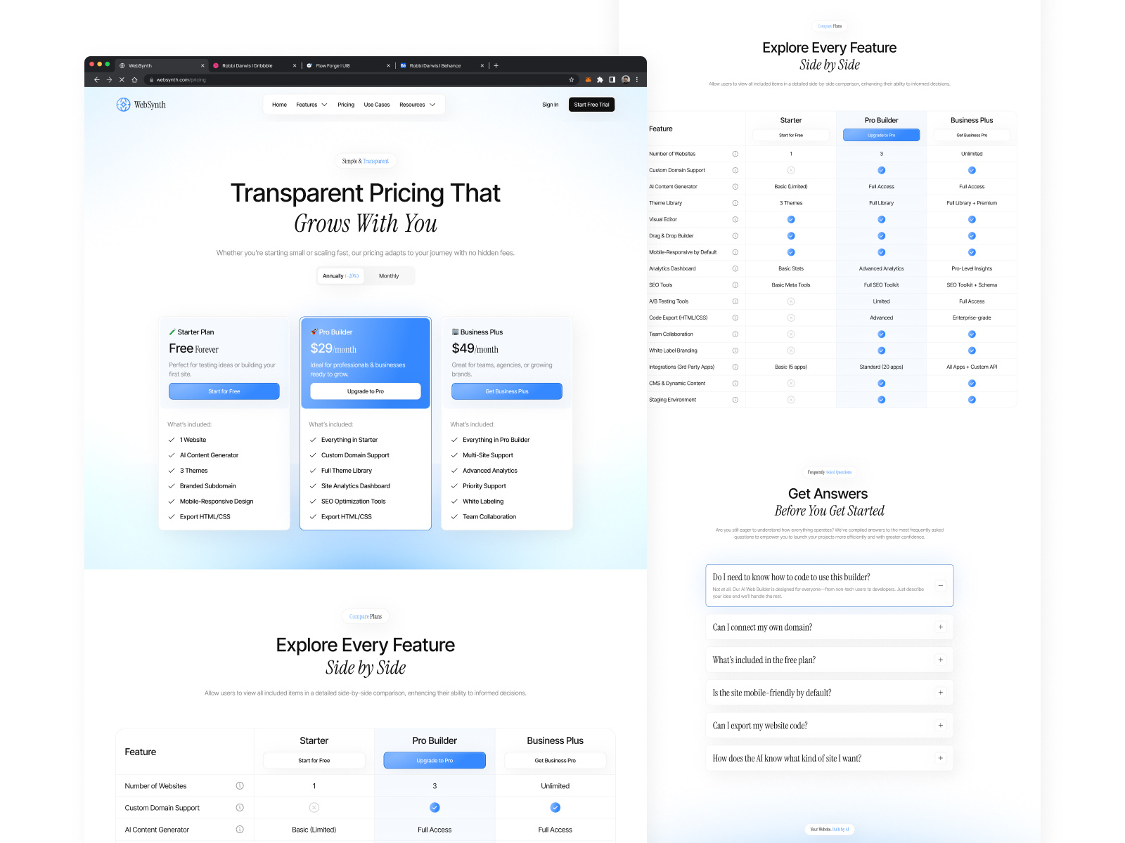 Example of Ai For Website Builder Website