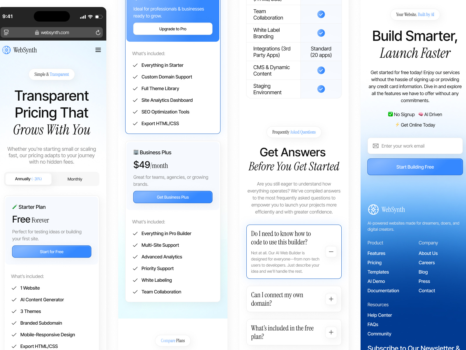 Example of Ai For Website Builder Website