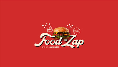 Foodzap – Trendy Fast Food Logo & Branding brand identity branding fast food food food branding foodzap foodzap branding logo design packaging restaurant visual identity