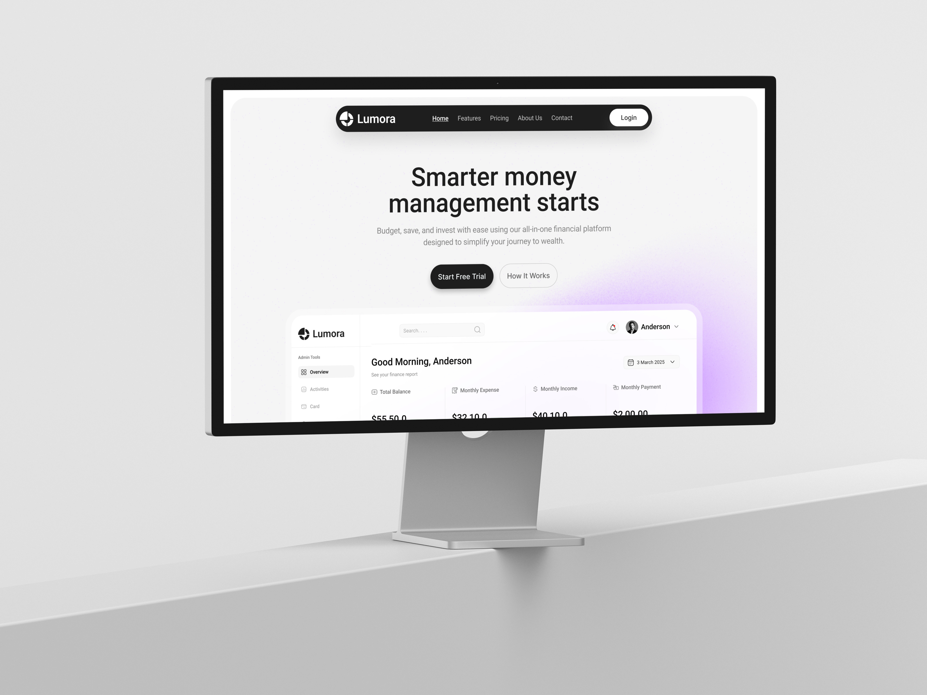 Example of Saa S Landing Page Design And Development