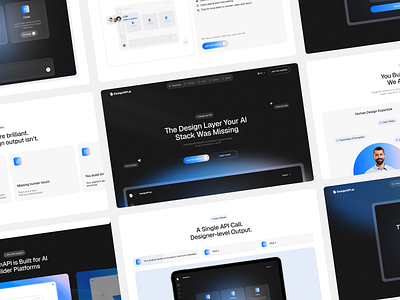 DesignAPI AI Startup Website Design ai agent ai builder ai design ai generator ai platform ai saas ai startup ai technology ai tool ai website artificial intelligence generator website landing page saas website tech startup ui design generator ui generator user interface website design