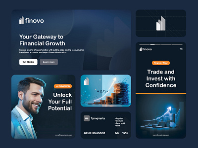 Finance logo - Brand identity - Brand Guideline - Print brand identity brand sign branding branding design business logo corporate logo design dribbble finance finance logo financial logo fintech fintech logo graphic design logo logo design logo ui