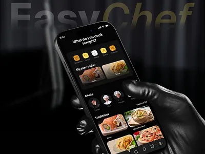 Easy chef | Next generation Cooking app intro chef cooking cooking app food app foodtech homemade ios mobile mobile design pixelean product design recipe recipes app sa traditional food ui user interface design uxdesign