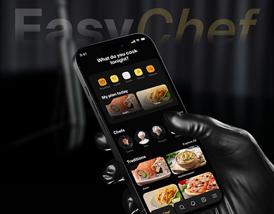 Easy chef | Next generation Cooking app intro chef cooking cooking app food app foodtech homemade ios mobile mobile design pixelean product design recipe recipes app sa traditional food ui user interface design uxdesign