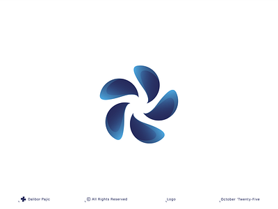 Hydropower Evolutions GmbH logomark branding dam droplet earth electricity energy engineer generator geometry graphic design green hydropower logo power rotation sustainable technology turbine water work