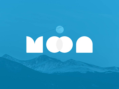 Moon logo concept - Custom logo design. 3d logo abstract logo apps logo brand identity branding custom letter custom logo elegant design logo trends minimalist logo monochrome monotone