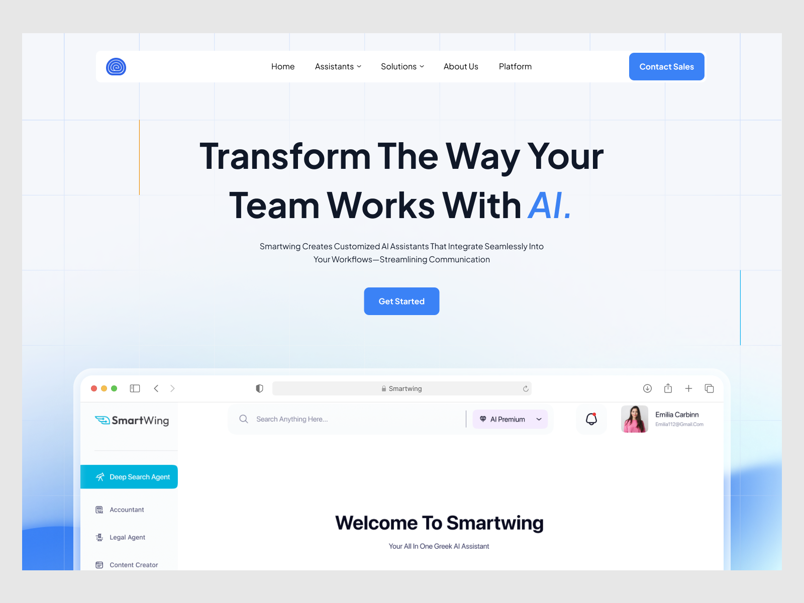 Example of Website Design