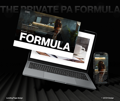 Private Personal Assistant Website Design design figma landing page ui design uiux web design website website design