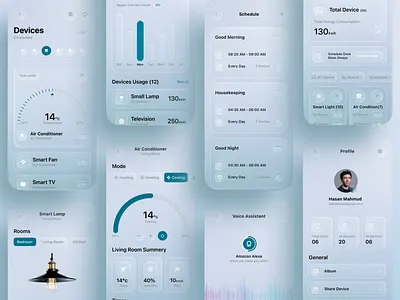 Smart Home Mobile App ai home assistant app design artificial intelligence home security home technology interior design mobile app mobile app design mobile ui design real estate security smart home smart home app smart house smarthome software technology ui ui kit