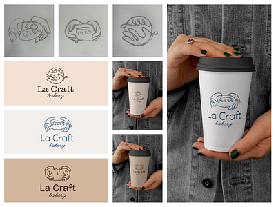 Bakery logo bakery brand branding bread design elegant graphic design linear logo logo design logo designer logodesign logodesigner logotype minimalism minimalistic modern