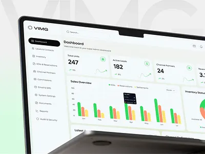 VIMG – Admin Dashboard Design admin dashboard admin panel admin theme analytics dashboard business analytics dashboard data visualization enterprise figma design inventory management marketplace modern ui performancetracking product design saas uiux web design