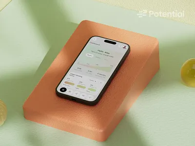 Educare- Mobile App 3D Animation | Potential 3d animation app branding design mobile mobile app typography ui uiux design ux