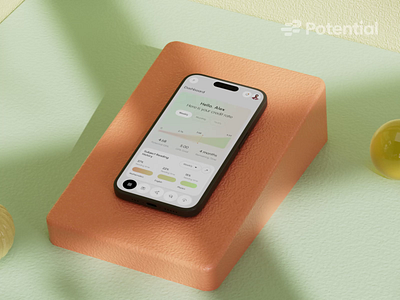 Mentora- Mobile App 3D Animation | Potential 3d animation app branding design mobile mobile app typography ui uiux design ux