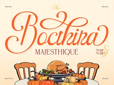 Bocthira Majesthique autumn font branding celebration font classic font custom font elegant font font font design font duo font style free font invitation font lettering modern serif font script font serif font thanksgiving font typeface typography wedding font