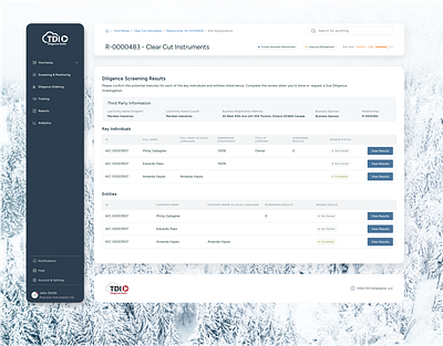 Risk Management Application