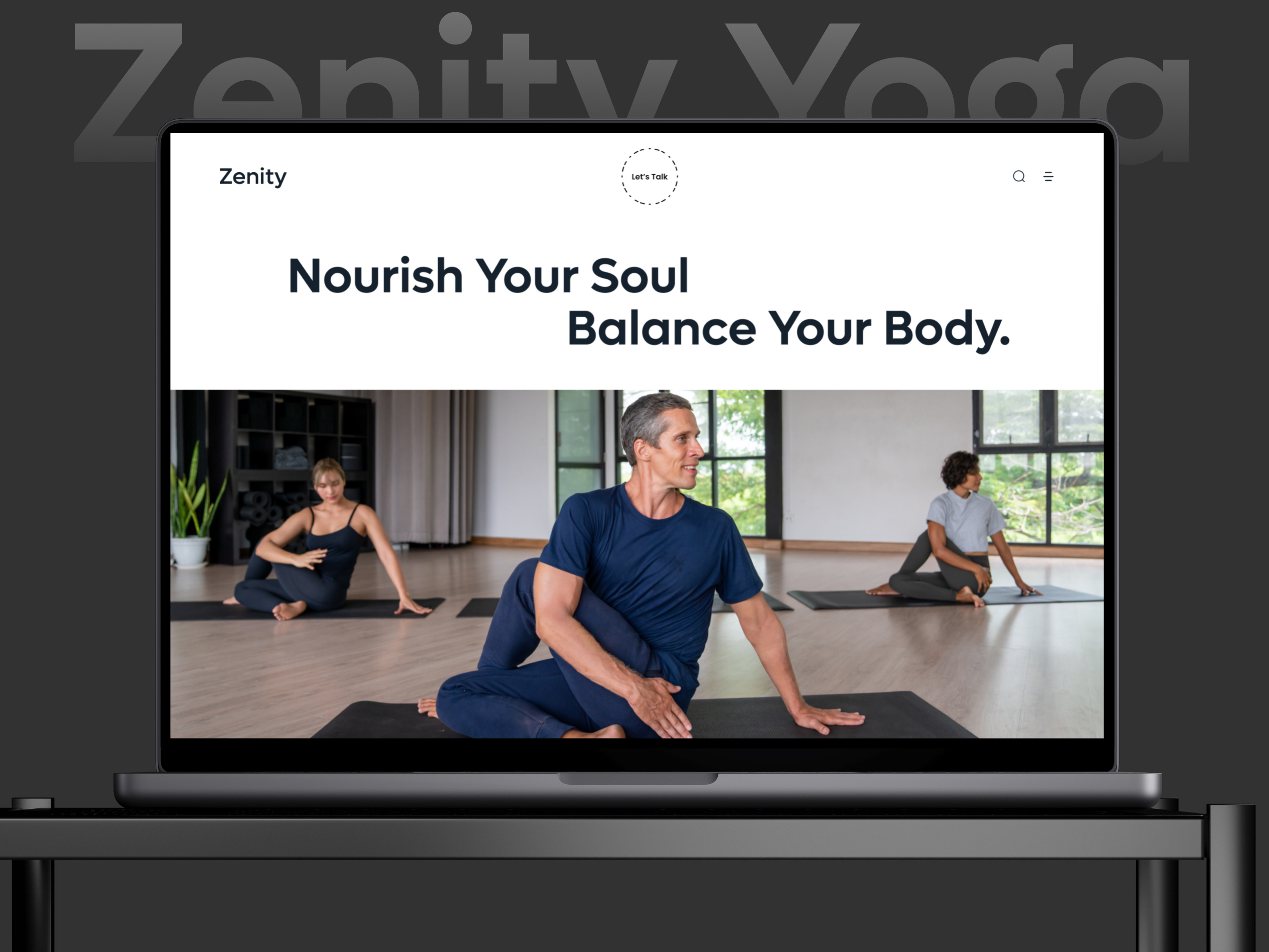 Zenity | Yoga Website UI UX Design fitness health health and fitness health and wellness lifestyle website meditation meditation ui mental health minimal ui uiux web design wellness welness brand yoga yoga landing page yoga website yoga website design