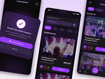 Event Mobile App UI Design app design booking booking app event event app event app design event booking event flyer event management event mobile event ticket mobile app office space booking app ongoing event sports event mobile app ticket app ticket events app ticket online user experience user interface