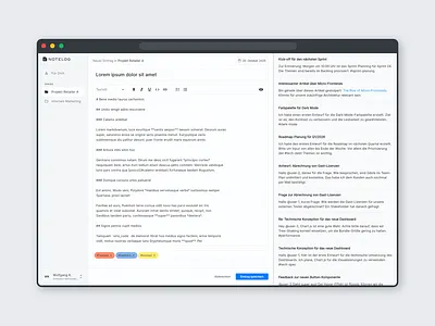 Text editor for a documentation tool app documentation editor feed mvp product design tags ui ux web app