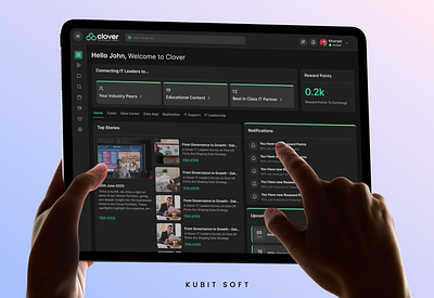 Dashboard Design for Clover | Saas App ai app app design dashboard dashboard design saas saas app design saas design web app web app design