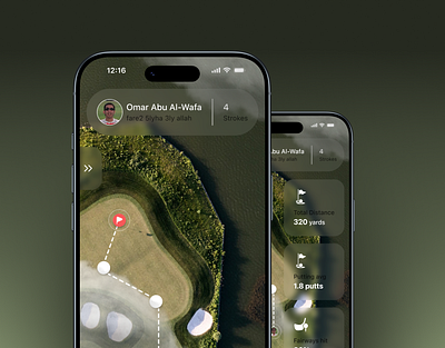 DailyUI #29 | Map Design "Golf Map" dailyui figma golfmap mapdesign ui uidesign uiux ux