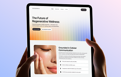 Exogenix Website Design | Landingpage landingpage mental health skin care spa spa website website website design