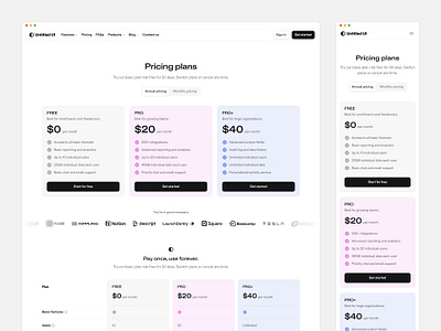 Pricing plans — Untitled UI b2b pricing cards pricing page pricing plan saas web design