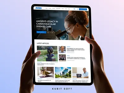 Amgen Website Design | Landingpage amgen animation landing landing page landingpage ui website design