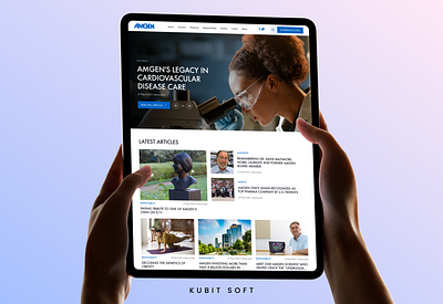 Amgen Website Design | Landingpage amgen animation landing landing page landingpage ui website design