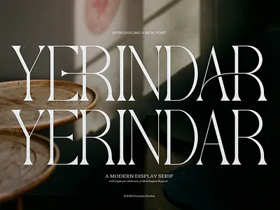 Yerindar | Modern Display Serif serif typeface