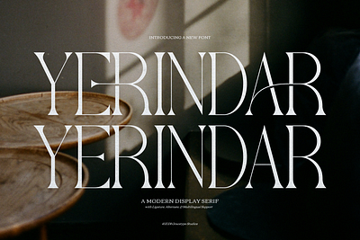 Yerindar | Modern Display Serif serif typeface