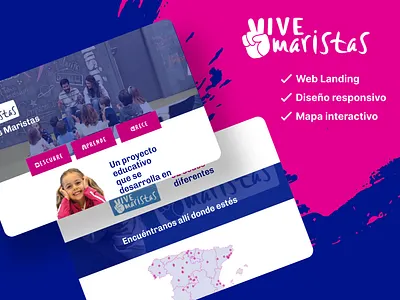Vive Maristas - Maristas Portal branding design mobile ui ux web
