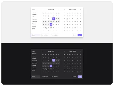 Date pickers — Untitled UI calendar date picker date selector datepicker product design ui design user interface