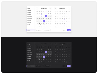 Date pickers — Untitled UI calendar date picker date selector datepicker product design ui design user interface