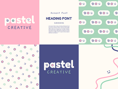 PASTEL Creative — personal design brand brand identity branding colorful design design identity graphic design illustration minimalist modern pastel playful quirky ui