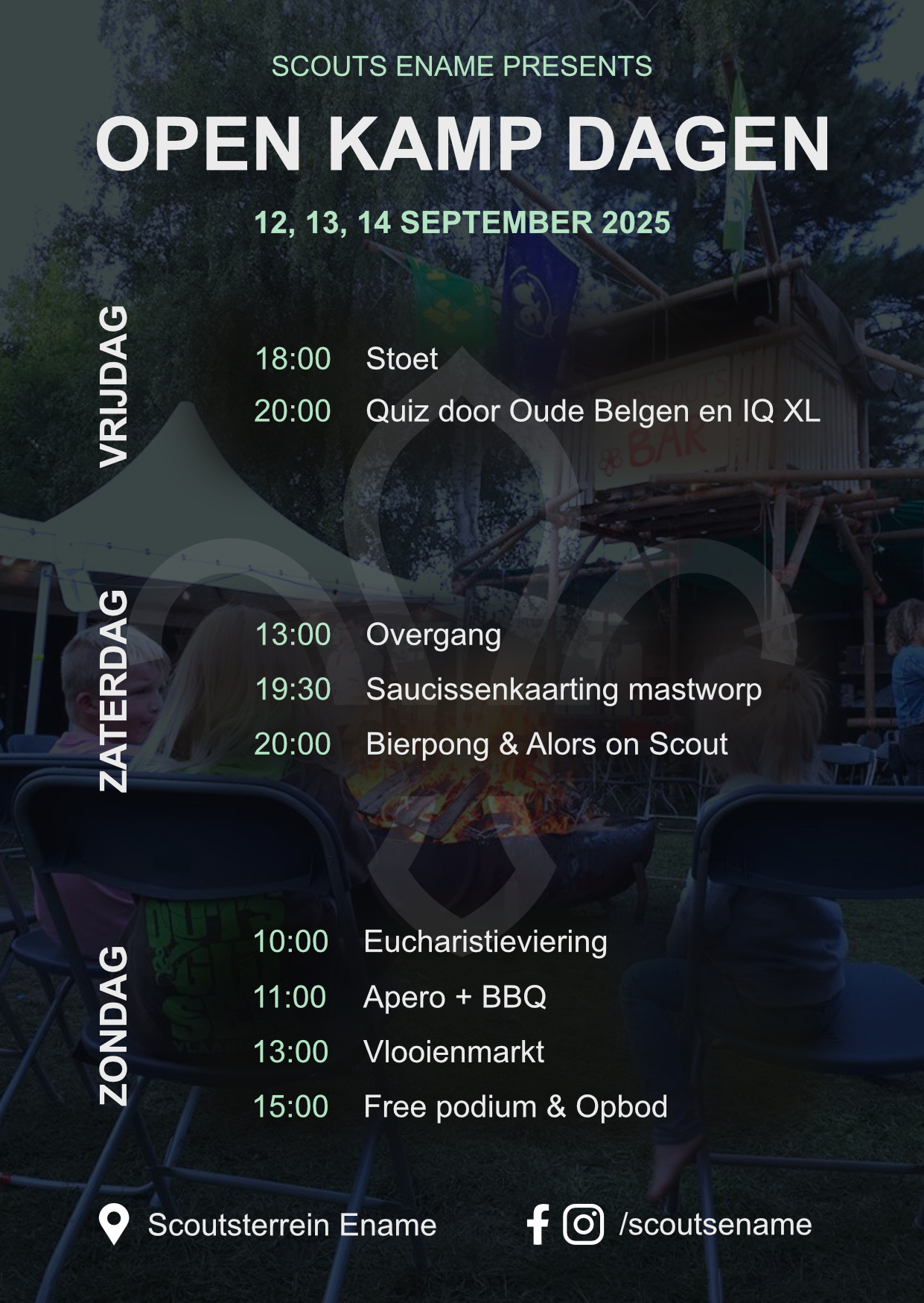 OKD flyer Scouts Ename event flyer