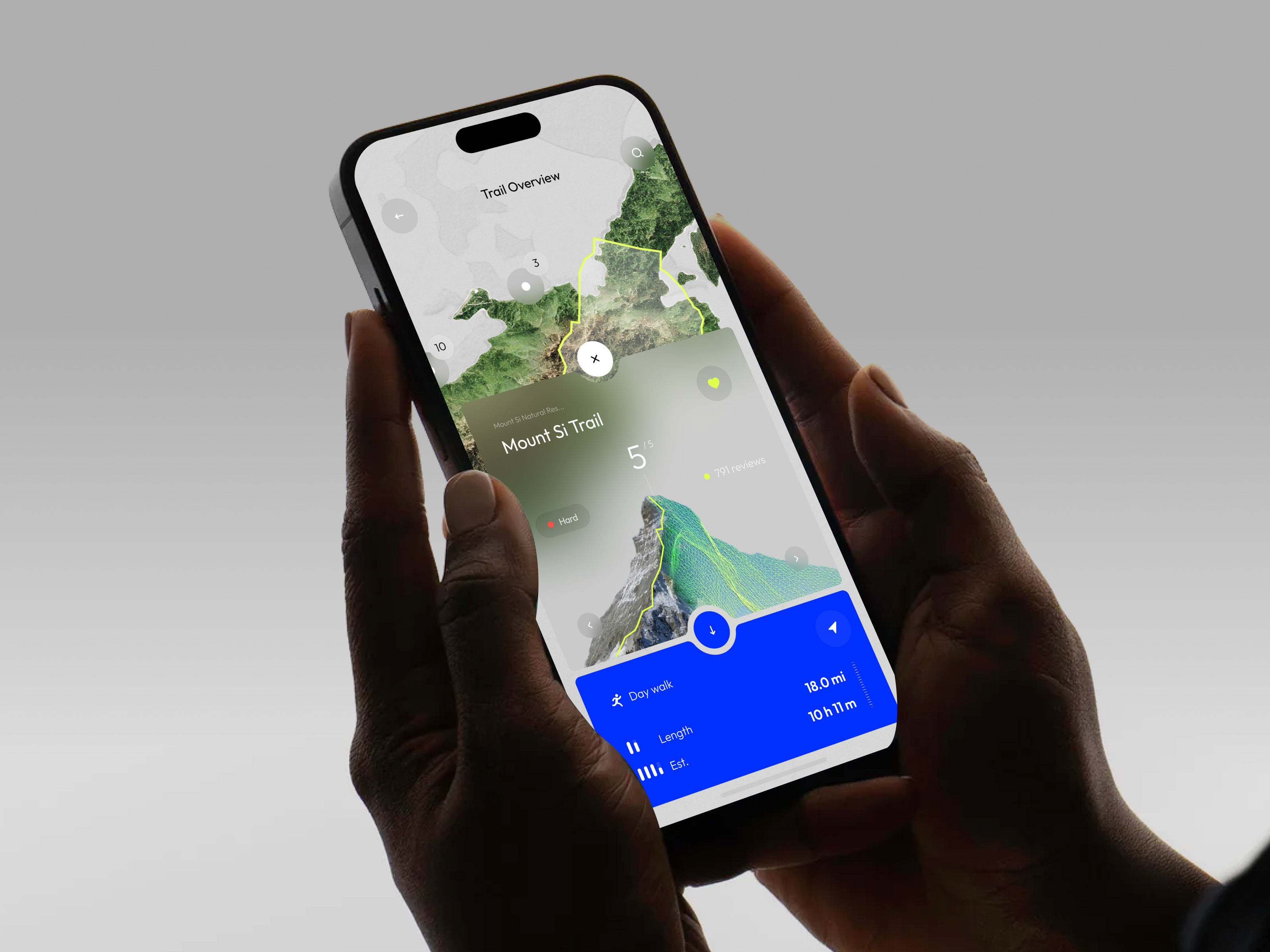 TheTrail Travel App - Hiking Mobile Dashboard 3d admin ai app app design b2b crm dashboard design hiking interface map mobile mobile app product saas software travel ui ux