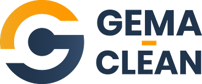 Gema-Clean logo business cleaning letterlogo logo