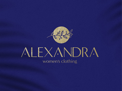 Alexandra - Women's clothing brand brand designer brand identity branding clothes clothing clothing brand clothing logo graphic designer logo logo designer logo ideas logo identity logo maker logos minalistic typo logo typography