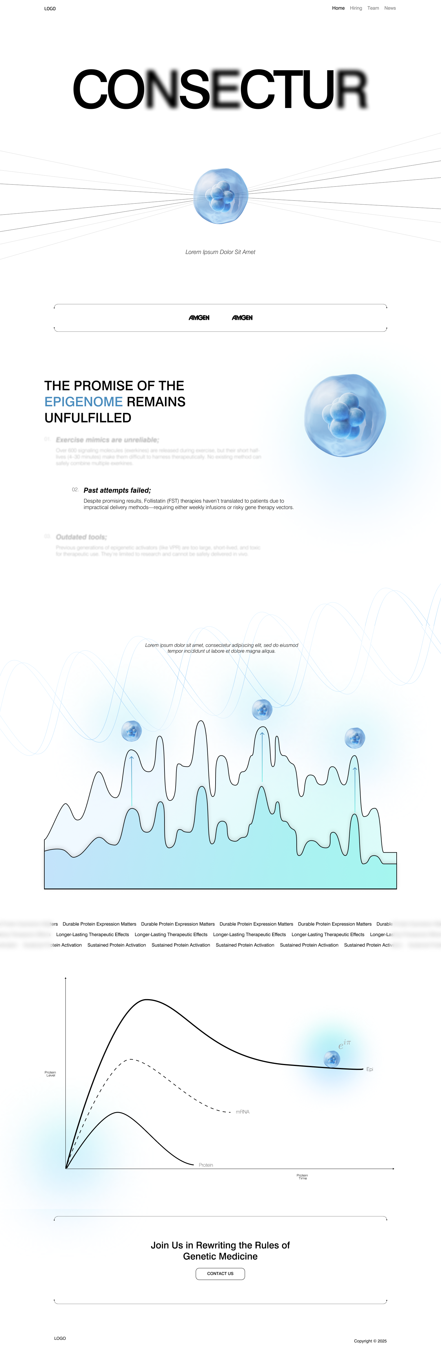 Epigenome Biotech Website Design - Pixel Anatomy Studio pharmaceutical