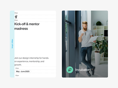 GIA — Layout cards graphic design guidelines icon landing page layout ui web