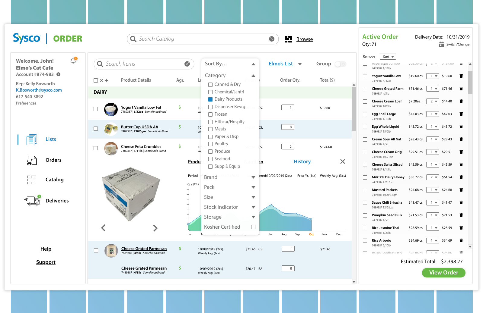 Sysco Revamp v1 by JBF • Design on Dribbble