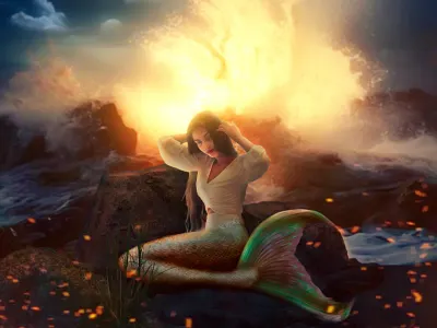 Heart full of wanderlust for the sea branding graphic design