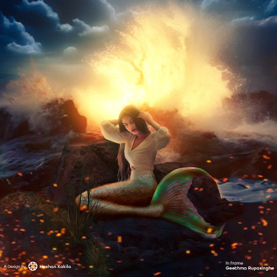 Heart full of wanderlust for the sea branding graphic design