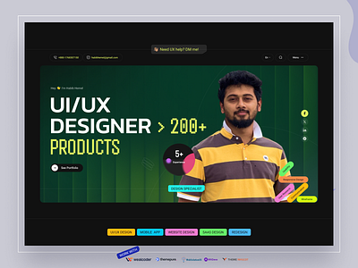 Profile Banner branding case study clean creative design figma graphic design linkdin logo minimal personal portfolio personal website portfolio projects redesign showcase ui ui designer ux designer website